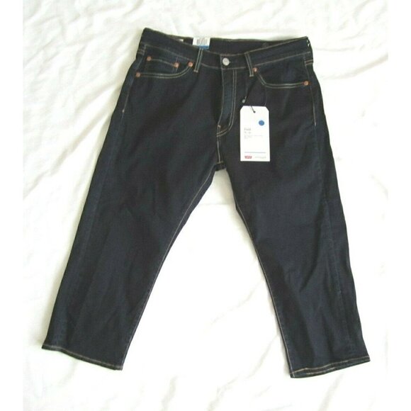 New W/ Tag Women's Levis 505 Regular Cropped Stretch Cool Jean Size 30 - Picture 2 of 11